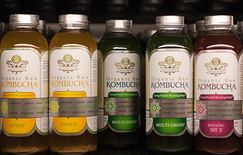 Kombucha Tea on store shelf